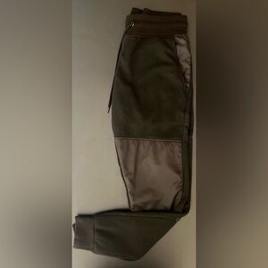 Women’s Sweatpants with Nylon Side Panels